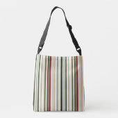 Sac Ajustable Bandes d'olivier, de vert et de rouge (Dos)