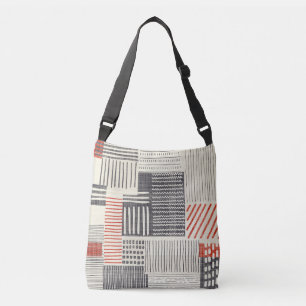 Sac Ajustable Bandes géométriques dessinées à la main, motif san