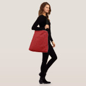 Sac Ajustable Bandes noires et rouges (Sur le modèle)
