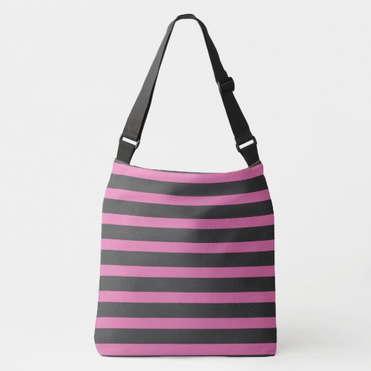 Sac Ajustable Bandes roses et gris (Devant)