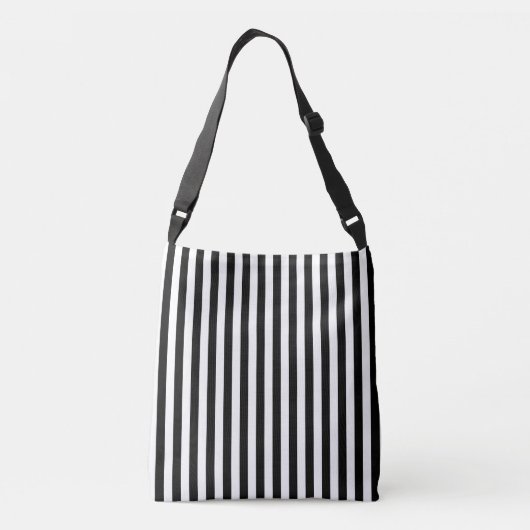 Sac Ajustable Bandes verticales noires et blanches classiques (Dos)