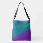 Sac Ajustable Bannière et rectangles noirs - violet + vos idées (Dos)