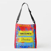 Sac Ajustable Barceloneta, Barcelone style années 90 - design 6 (Dos)