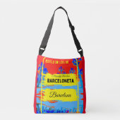 Sac Ajustable Barceloneta, Barcelone style années 90 - design 6 (Devant)