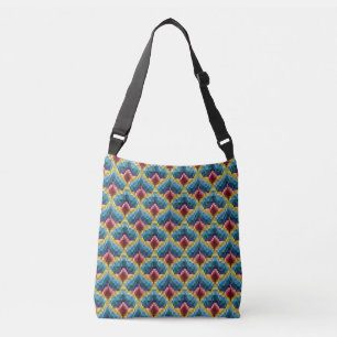 Sac Ajustable Bargello coloré Brodery Boho Chic Motif