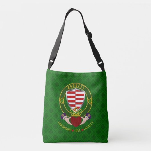 Sac Ajustable Barrett Irish Shield & Claddagh (Dos)