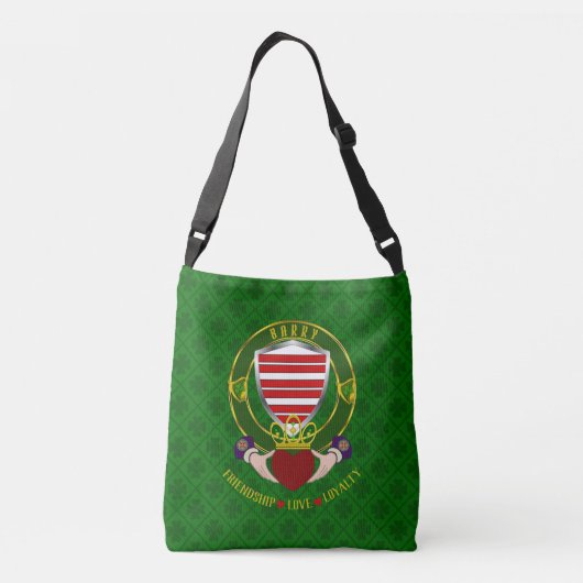 Sac Ajustable Barry Irish Shield & Claddagh (Dos)