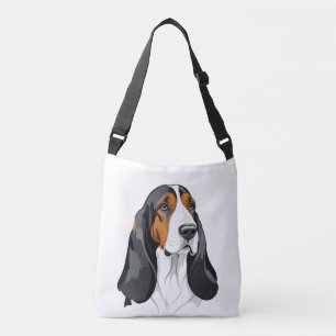 Sac Ajustable Basset Hound Vector Graphisme Art Portrait Animal