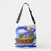 Sac Ajustable Bateau de pêche dessin animé (Devant)