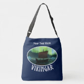 Sac Ajustable Bateau Viking Sous Lumière Du Nord (Dos)