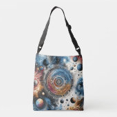 Sac Ajustable Batik futuriste Art cosmique - Design spatial (Dos)
