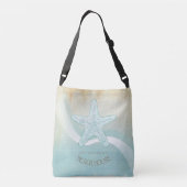 Sac Ajustable Beach House Nautical Starfish Aqua Blue ID623 (Dos)
