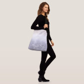 Sac Ajustable Beach Waves Modern Ocean/Grey Peri avec texte pers (Sur le modèle)