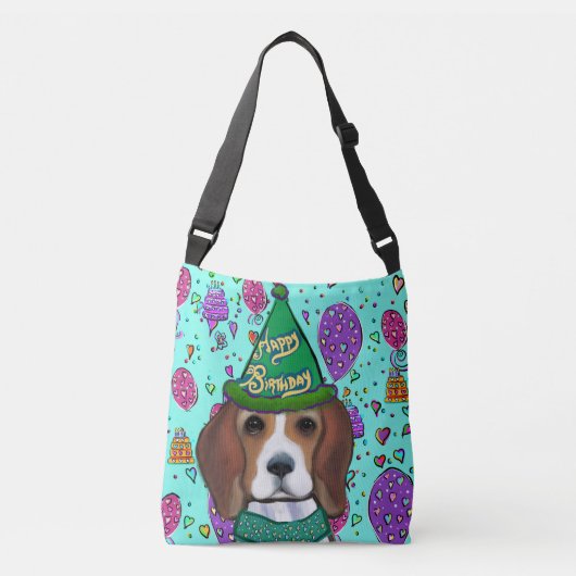 SAC AJUSTABLE BEAGLES D'ANNIVERSAIRE  (Devant)