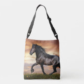 Sac Ajustable Beau Cheval Noir (Dos)