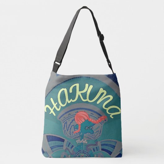 Sac Ajustable Beau design Hakuna Matata Body blue design (Dos)