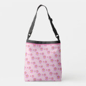 Sac Ajustable Beau Motif à fleurs roses (Dos)