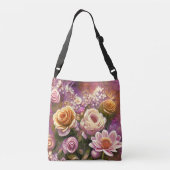 Sac Ajustable Beau Motif de fleurs acryliques (Dos)
