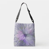 Sac Ajustable Beauté étonnante Fleur d'art Abstrait fractal mode (Dos)