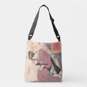 Sac Ajustable Beautés sous les fleurs de cerisiers Vintage Ukiyo