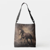 Sac Ajustable Beautiful horse throw pillow (Dos)