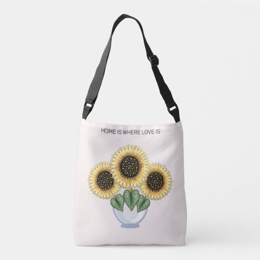 Sac Ajustable Beaux tournesols dans un Vase Art (Dos)