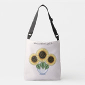 Sac Ajustable Beaux tournesols dans un Vase Art (Devant)