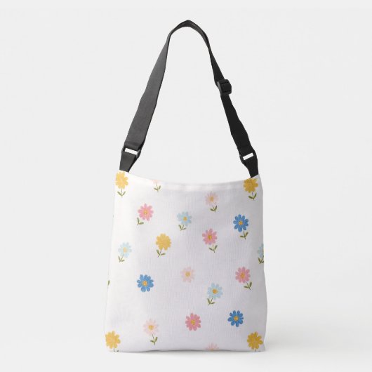 Sac Ajustable Bébé Fleur Rétro Pastel (Devant)