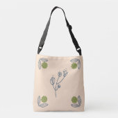 Sac Ajustable beige floral (Dos)
