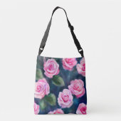 Sac Ajustable Belle Aquarelle Populaire Roses Roses Roses Roses  (Dos)