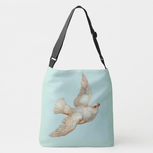 Sac Ajustable  belle colombe blanche (Dos)
