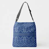 Sac Ajustable belle impression de décoration victorienne bleue (Dos)