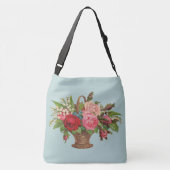 Sac Ajustable belle impression de panier de fleurs victoriennes (Dos)