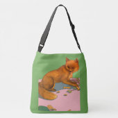 Sac Ajustable belle impression de renard (Dos)