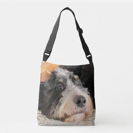 Sac Ajustable Bernedoodle adorable (Devant)