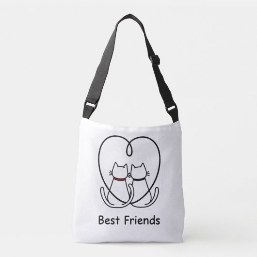 Sac Ajustable Best Friends Cats Heart Tail (Devant)