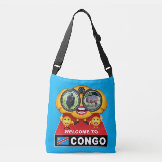 Sac Ajustable Bienvenue au Congo (Devant)