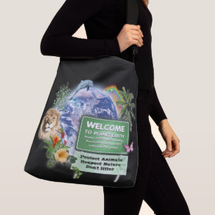 Sac Ajustable Bienvenue sur la planète Terre