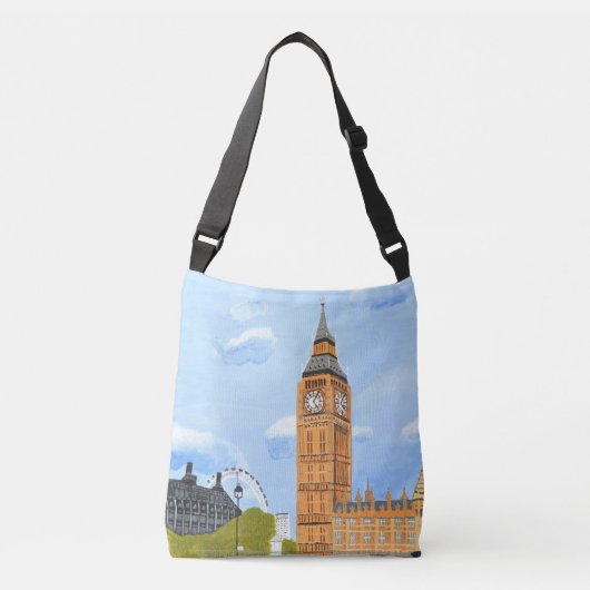 Sac Ajustable Big Ben London Cross Body Bag (Devant)