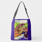 Sac Ajustable billy chèvre gruff et troll print (Dos)