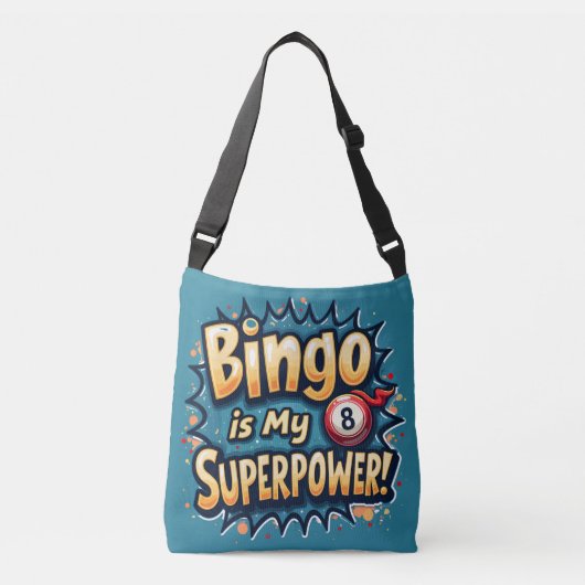 Sac Ajustable Bingo Est Ma Superpuissance Retro Bingo Love (Devant)