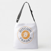 Sac Ajustable Bitcoin Trader Grunge Texte Cercle Plan (Dos)