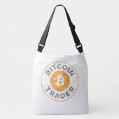 Sac Ajustable Bitcoin Trader Grunge Texte Cercle Plan (Devant)
