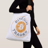Sac Ajustable Bitcoin Trader Grunge Texte Cercle Plan (De près)
