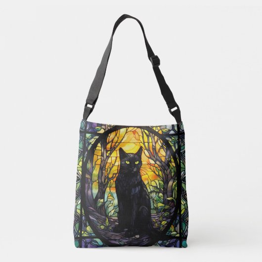Sac Ajustable Black Cat Vitrail jaune (Dos)