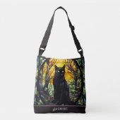 Sac Ajustable Black Cat Vitrail jaune (Devant)