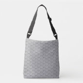 Sac Ajustable Black Pattern Line Cube Geometry Simple (Devant)