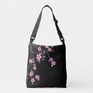 Sac Ajustable Black Pink Sakura design japonais ::