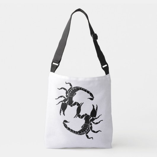 Sac Ajustable Black & White Letter S (Devant)