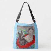 Sac Ajustable Blackie et Whitie sur un radeau (Devant)